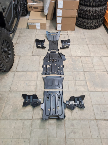 Защита днища Hisun 550/750 ATV комплект базовый